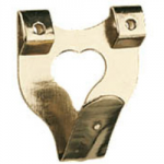 PICTURE HOOK DOUBLE NO 3       ELECTRO BRASS PF02L
