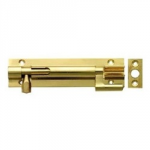 BARREL BOLT NECKED BRASS 100MM