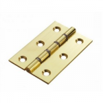 BUTT HINGE BRASS WITH PHOSPHOR BRONZE WASHER 100 X 67 X 4MM