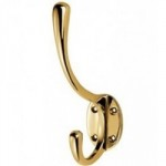 HAT & COAT HOOK BRASS AA25