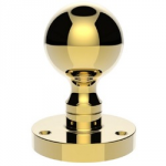 DOOR KNOB MORTICE BALL 44MM    BRASS M48