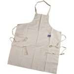 COTTON APRON WHITE CAPR 72930 DRAPER