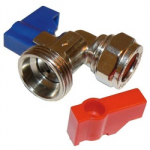 WASHING MACHINE TAP ANGLE 15MM X 3/4