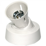 ANGLED BATTEN HOLDER WHITE