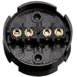 JUNCTION BOX 4 WAY 20A BROWN 604