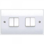 PLATE SWITCH 4 GANG TWO WAY 5 AMP K4874