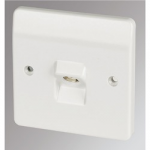 FLUSH TV COAXIAL SOCKET        ANGLED OUTLET SINGLE K3520