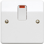 FLUSH 20 AMP DOUBLE POLE SWITCH PILOT LAMP K5423