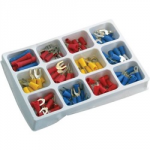 CRIMPING TERMINALS ASSORTED    PACK 100 PIECE AM-TECH JL093H