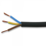 ELECTRIC CABLE 3183Y 3 CORE    BLACK PVC 1.5MM 100M  PER MTR