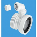 STRAIGHT BOSSED PAN CONNECTOR  1.1/4" BOSS WC-CON1V MCALPINE