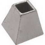 RECEIVER SOCKET PYRAMID TYPE   BZP FOR 16MM SQUARE SHOOT