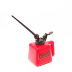 OIL CAN RED PLASTIC BODY WESCO 500ML