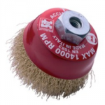 CRIMPED WIRE CUP BRUSH 75MM    M10 0131 SIT