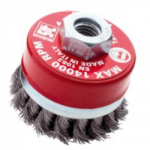 TWIST KNOT WIRE CUP BRUSH      105MM M14 0271 SIT
