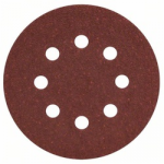 SANDING DISC 125MM 80 GRIT     VELCRO 8 HOLE AW-D SAIT