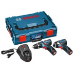 10.8V COMBI & IMPACT DRILL 2X2 AH LI GSB + GDR10.8VLI BOSCH