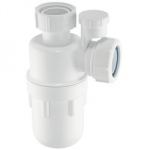 BOTTLE TRAP ANTI VAC 1.1/4" X  75MM WATER SEAL A10V MCALPINE