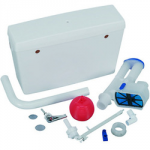 PLASTIC CISTERN LOW LEVEL WHITE SIDE INLET PL1151