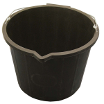 BUCKET PLASTIC BLACK 3 GALLON
