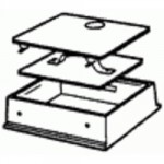 INSPECTION SOOT DOOR CI 9.1/2  SQUARE WITH KEYS 316679