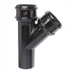 JUNCTION PIPE CI 112DEG 75MM
