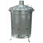 INCINERATOR GALVANISED DUSTBIN TYPE