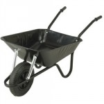 WHEELBARROW BLACK 85L          PNEUMATIC TYRE