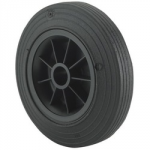 SOLID WHEEL WITH AXLE 14" 25MM FOR WHEELBARROW