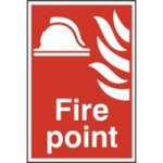 SIGN FIRE POINT 200 X 300MM