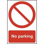 SIGN NO PARKING 200 X 300MM