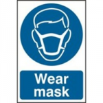 SIGN WEAR MASK 200 X 300MM