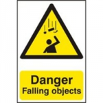 SIGN DANGER FALLING OBJECTS 200 X 300MM