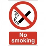 SIGN NO SMOKING 600 X 400MM