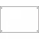 SIGN RIGID BACKING BOARD 600 X 400MM