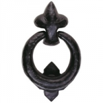 DOOR KNOCKER ANTIQUE BLACK RING LF5590