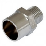 GAS PIPE ADAPTOR               CHROME 8MM X 1/4 BSP
