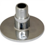 GAS PIPE FLOOR PLATE           CHROME 1/4 MALE BSP