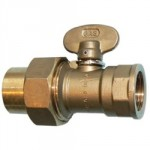 UNION GAS COCK F/F 1/4" BSP