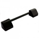 UNIVERSAL TOILET SEAT HINGE    SET C/W ROD BLACK