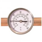 STRAP ON TEMPERATURE GAUGE     50MM DIA