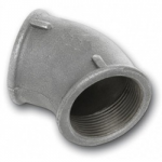 WI OBTUSE ELBOW BLACK 1"       BSP