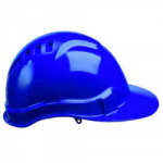 SAFETY HELMET BLUE FABRIC WEBBING BBVSH