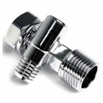 RADIATOR VALVE DRAIN OFF TAIL PIECE ONLY CHROME 1/2"