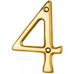 NUMBER 4 75MM BRASS