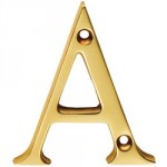 LETTER A BRASS 53MM