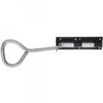 GARAGE DOOR BOLT BOWTAIL       BLK JAPP 18"