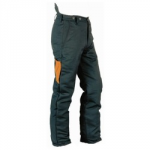 CHAINSAW TROUSERS 34W 33LEG    CLASS C GREEN ORANGE 1SR6