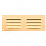 VENTILATOR LOUVRE PLATE BRASS 230 X 75MM HL4
