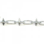 CHAIN SPIKED ALTERNATE LINK    GALVANISED 6MM